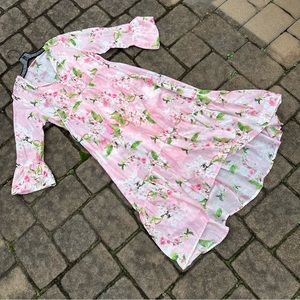 Ruby Yaya Garden Party Floral pink dress